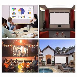 YXCUIDP Portable Projector Screen Projector Screen with Stand Outdoor and Indoor Projector Screen for Movie Nights, Home Theatre