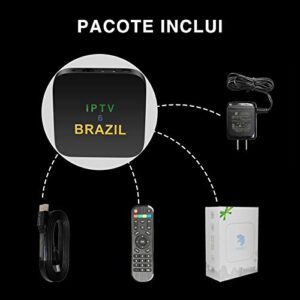 2023 Brazilian IPTV Brazil Box Mini Size Remote Control ARM Cortex A53 CPU ARM Mali-450 GPU