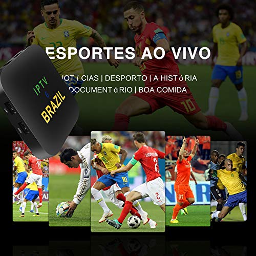 2023 Brazilian IPTV Brazil Box Mini Size Remote Control ARM Cortex A53 CPU ARM Mali-450 GPU