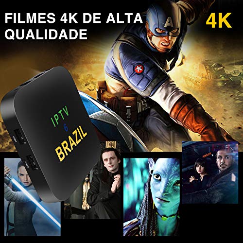 2023 Brazilian IPTV Brazil Box Mini Size Remote Control ARM Cortex A53 CPU ARM Mali-450 GPU