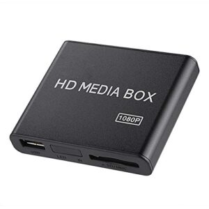 full hd mini box media player 1080p hdmi media player box support usb mmc rmvb mp3 avi mkv portable digital player support usb drive, mobile hard drive, sd card(us)