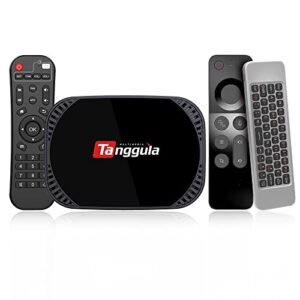 2022 new tanggula x5 android tv box, 4gb+128gb android 11.0, dual band wifi 2.4ghz/5ghz free voice remote mini keyboard