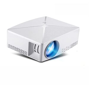 droos led mini projector wifi portable usb vga av hdmi home theater projector (color : c80up-white-fs, size : 19 x 16 x 7 cm) (c80(projectors)