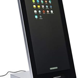 Displays2go Touch Screen Countertop Stand, 10pt PCAP Touch, Media Player - Black (DGCTATCH21)