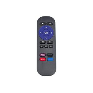 replace remote control fit for roku media player 1 lt hd media player 2 xd xs media player 3 (not working for hdmi stick and game or not support any tv)