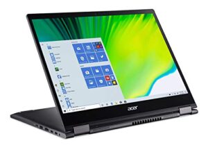 acer spin 5 convertible laptop, 13.5″ 2k 2256 x 1504 ips touch, 10th gen intel core i7-1065g7, 16gb lpddr4x, 512gb nvme ssd, wi-fi 6, backlit kb, fpr, rechargeable active stylus, sp513-54n-74v2