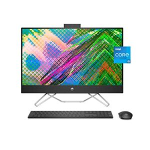 HP All-in-One Bundle PC, 27" Full HD Micro-Edge Touchscreen Display, 12thGeneration Intel Core i5 Processor, Intel Iris Xe Graphics, 12 GB SDRAM, 512 GB SSD, Windows11 Home OS, Wi-Fi (27-cb1170, 2022)