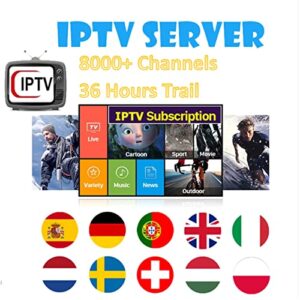 iptv subscription one code with 8000+ channel.