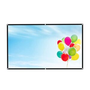 projector screen 16:9 hight-density portable foldable projection screen 1080p 3d 4k hd projector movie screen on any venues for any entertainment ( color : 0 , size : 150 inch )