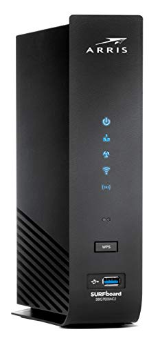 ARRIS Surfboard SBG7600AC2 DOCSIS 3.0 Cable Modem & AC2350 Dual-Band Wi-Fi Router, Approved for Cox, Spectrum, Xfinity & Others (Black) & Roku Express 4K+ 2021 | Streaming Media Player HD/4K/HDR