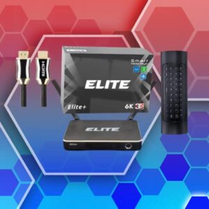 professional seller new elite plus 2022 android 9 tv box voice control remote, with 4gb ram & 32 gb media player free 3 day shipping in usa