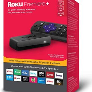 Roku Premiere+ 4K HDR Streaming Player (Renewed)