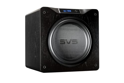 SVS SB16-Ultra 1500 Watt DSP Controlled 16" Subwoofer (Black Oak Veneer)