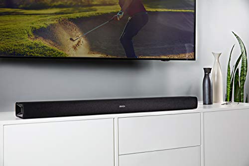 Denon DHT-S216 Home Theater Soundbar | Virtual Surround Sound | HDMI ARC | HD, 4K & Bluetooth Compatible | Low-Profile Design | Crystal Clear Dialogue