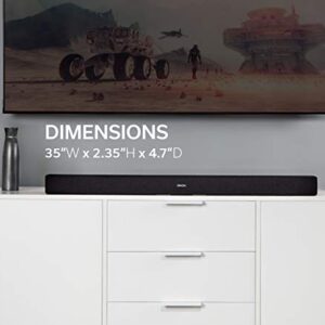 Denon DHT-S216 Home Theater Soundbar | Virtual Surround Sound | HDMI ARC | HD, 4K & Bluetooth Compatible | Low-Profile Design | Crystal Clear Dialogue