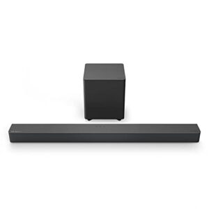 vizio m-series 2.1 sound bar with dolby atmos and dts:x, wireless subwoofer, m215a-j6