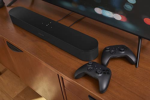 Sonos Beam (Gen 2). The compact smart soundbar for TV, music and more. (Black)