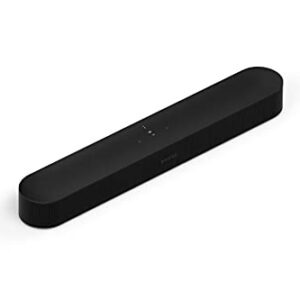 Sonos Beam (Gen 2). The compact smart soundbar for TV, music and more. (Black)