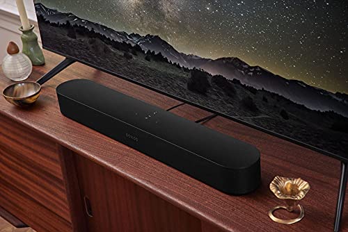 Sonos Beam (Gen 2). The compact smart soundbar for TV, music and more. (Black)