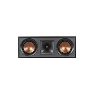 Klipsch R-52C Powerful Detailed Center Channel Home Speaker - Black