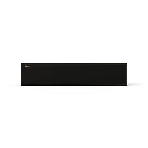 Klipsch Reference Premiere RP-404C II Center Channel Speaker with Shallow-Depth Sealed Design and 4” Cerametallic Woofer for Crystal-Clear Home Theater Dialogue in Ebony