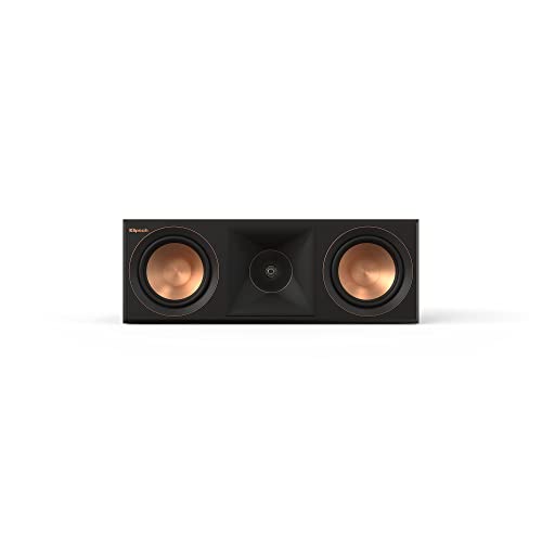 Klipsch Reference Premiere RP-500C II Center Channel Speaker with Updated Tractrix Horn and Port Technology and 5.25” Cerametallic Woofers for Crystal-Clear Home Theater Dialogue in Ebony