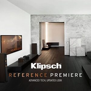 Klipsch Reference Premiere RP-500C II Center Channel Speaker with Updated Tractrix Horn and Port Technology and 5.25” Cerametallic Woofers for Crystal-Clear Home Theater Dialogue in Ebony