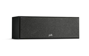 polk monitor xt30 compact center channel speaker – hi-res audio certified, dolby atmos & dts:x compatible, 1″ terylene tweeter & dual 5.25″ dynamically balanced woofer, midnight black