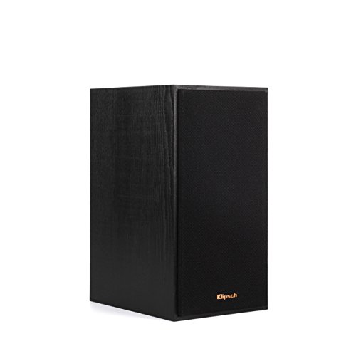 Klipsch R-41M Powerful Detailed Bookshelf Home Speaker Set of 2 Black