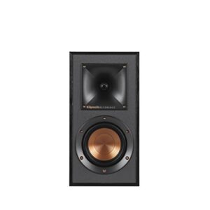 Klipsch R-41M Powerful Detailed Bookshelf Home Speaker Set of 2 Black