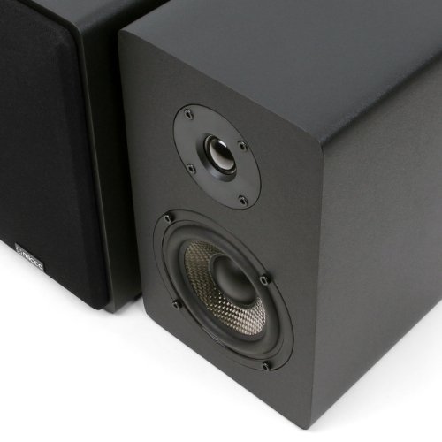 Micca MB42X Advanced Bookshelf Speakers for Home Theater Surround Sound, Stereo, and Passive Near Field Monitor, 2-Way (Black, Pair)