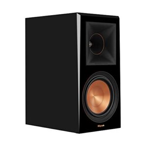 klipsch rp-600m bookshelf speakers (pair) (piano black)