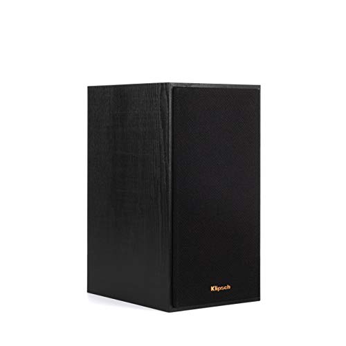 Klipsch R-41M Powerful Detailed Bookshelf Home Speaker Set of 2 Black (Renewed)