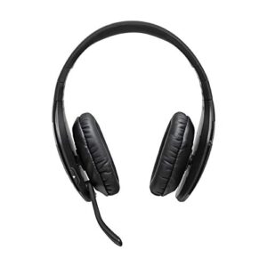 blueparrott s450-xt voice-controlled bluetooth headset – industry leading sound with long wireless range, extreme comfort and up to 24 hours of talk time , black , stereo