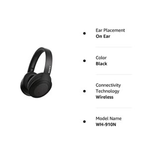 Sony WH-910N Wireless Bluetooth Headphones Noise Canceling (Renewed)