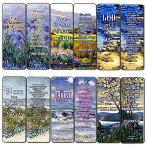 christian bookmarks cards – in christ alone (30-pack) – gift ideas for sunday school, youth group, church camp, bible study – easter day, thanksgiving, christmas – prayer cards – war room decor