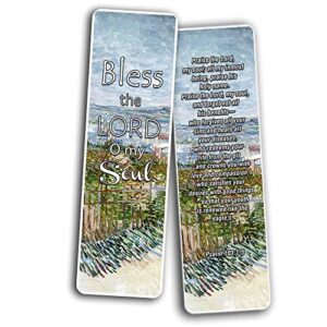 Christian Bookmarks Cards - in Christ Alone (30-Pack) - Gift Ideas for Sunday School, Youth Group, Church Camp, Bible Study - Easter Day, Thanksgiving, Christmas - Prayer Cards - War Room Decor