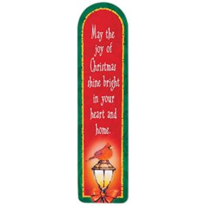 Christmas Greetings Bookmarks Set of 6 - Each Measures 6" Long x 1 1/2" Wide