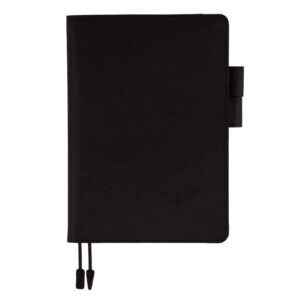hobonichi techo cousin cover [a5 cover only] colors: black x clear blue