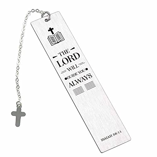 Inspirational Christian Gifts Bible Verses Bookmarks with Cross Pendants, Bookmark for Bible, Perfect for Reading Rewards, Church Supplies, Giveaways for Sunday School, Great Religious Christian Gifts