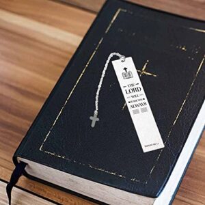 Inspirational Christian Gifts Bible Verses Bookmarks with Cross Pendants, Bookmark for Bible, Perfect for Reading Rewards, Church Supplies, Giveaways for Sunday School, Great Religious Christian Gifts