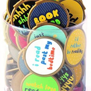 Wordy Junior Quotes Bulk Bookmarks for Kids "Clip Over The Page" - 75 Pack - Bulk Bookmarks for Kids Girls Boys. Perfect Student Incentives Prizes Party Favors Classroom Rewards & Reading Awards!