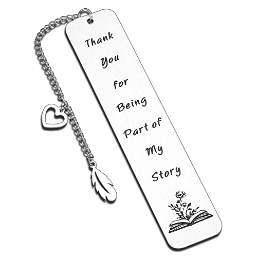 Thank You Bookmark Gifts for Women Men Teacher Appreciation Gifts for Coworkers Mentor Employees Retirement Birthday Christmas Gift for Book Lover Friends Graduation Back to School Leaving Present