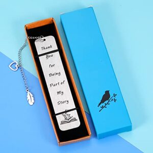 Thank You Bookmark Gifts for Women Men Teacher Appreciation Gifts for Coworkers Mentor Employees Retirement Birthday Christmas Gift for Book Lover Friends Graduation Back to School Leaving Present