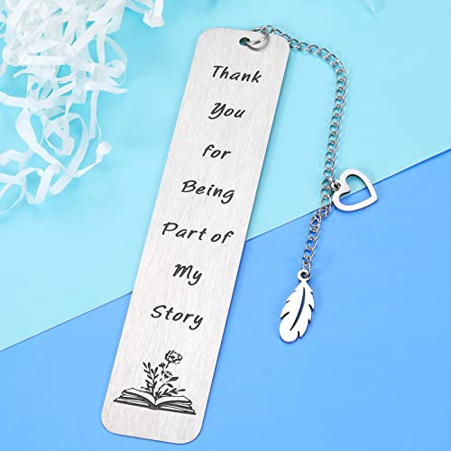 Thank You Bookmark Gifts for Women Men Teacher Appreciation Gifts for Coworkers Mentor Employees Retirement Birthday Christmas Gift for Book Lover Friends Graduation Back to School Leaving Present