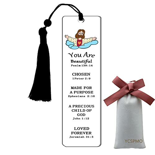 Christian Gifts for Women Men Bible Bookmark Inspirational Gift Religious Gifts for Kids Christmas Bible Verse Gift Faith Catholic Baptism Thanksgiving Birthday Gift for Book Lover Sister Girls Friend