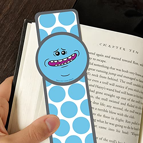 Rick and Morty Mr. Meeseeks Face Set of 3 Glossy Laminated Bookmarks