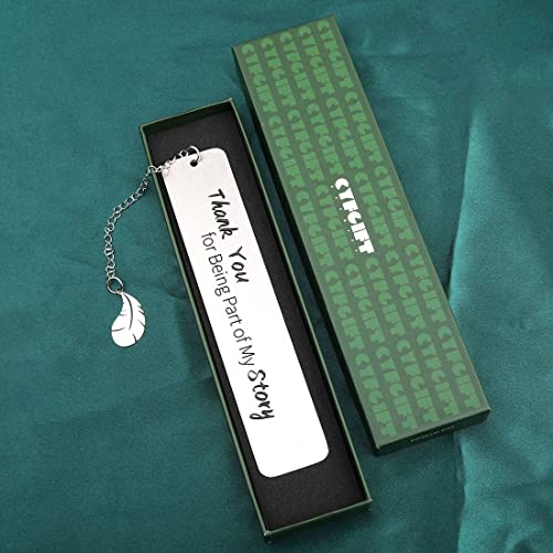 Thank You Gifts Metal Bookmark for Women Men Book Lovers Teacher Coach Appreciation Gifts Christmas Gifts for Coworker Friends Boss Lady Birthday Graduation Teachers Day Gifts for Teacher Professor