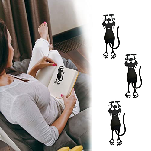 3D Cartoon Animal Bookmarks Cat Book Mark for Kids and Students, Cool, Funny, Wacky, Kawaii Stereo Christmas Halloween Cartoon Bookmarks