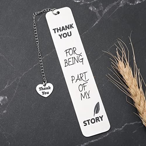 Thank You Teacher Bookmark Gifts Christmas Thanksgiving Gift for Women Men Friends Appreciation Gift for Her Him Teacher Nurse Boss Leader Co-Worker Graduation Gifts for Students Girls Boys